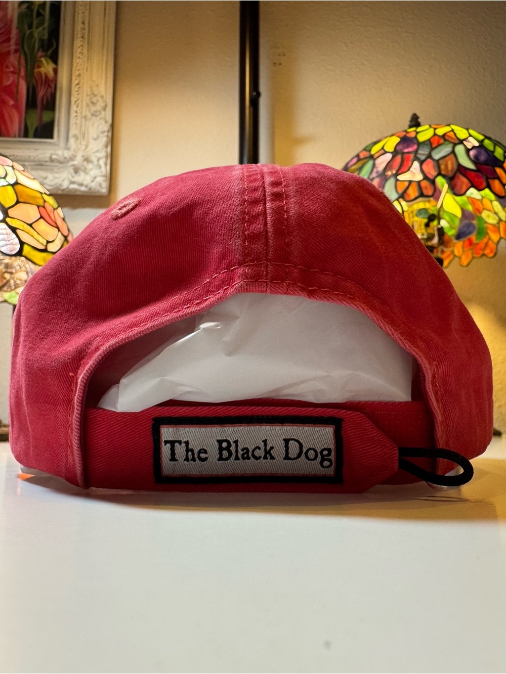 The Black Dog Brand Hat Cap Red Ladies Fit Embroidered Taylor Swift - Picture 3 of 6